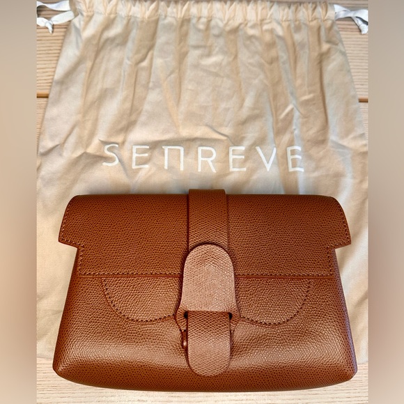 Senreve Tan Leather Mini Bag - Picture 1 of 6